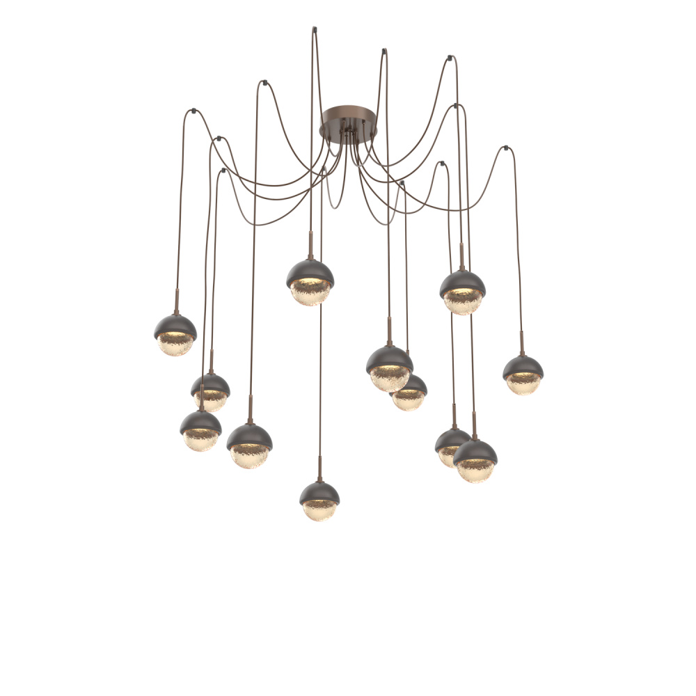 Cabochon Round 12pc Swag Multi-Pendant