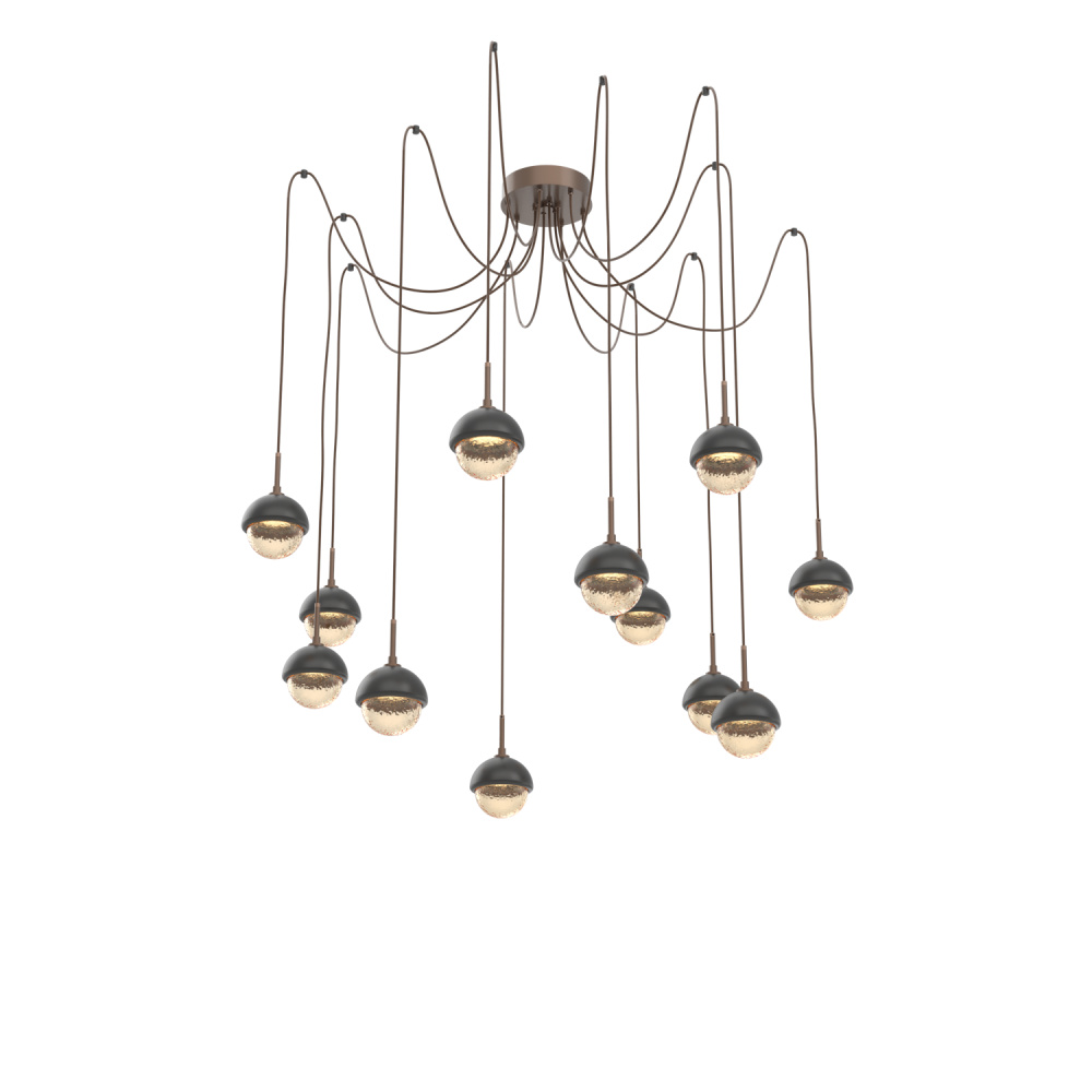 Cabochon Round 12pc Swag Multi-Pendant