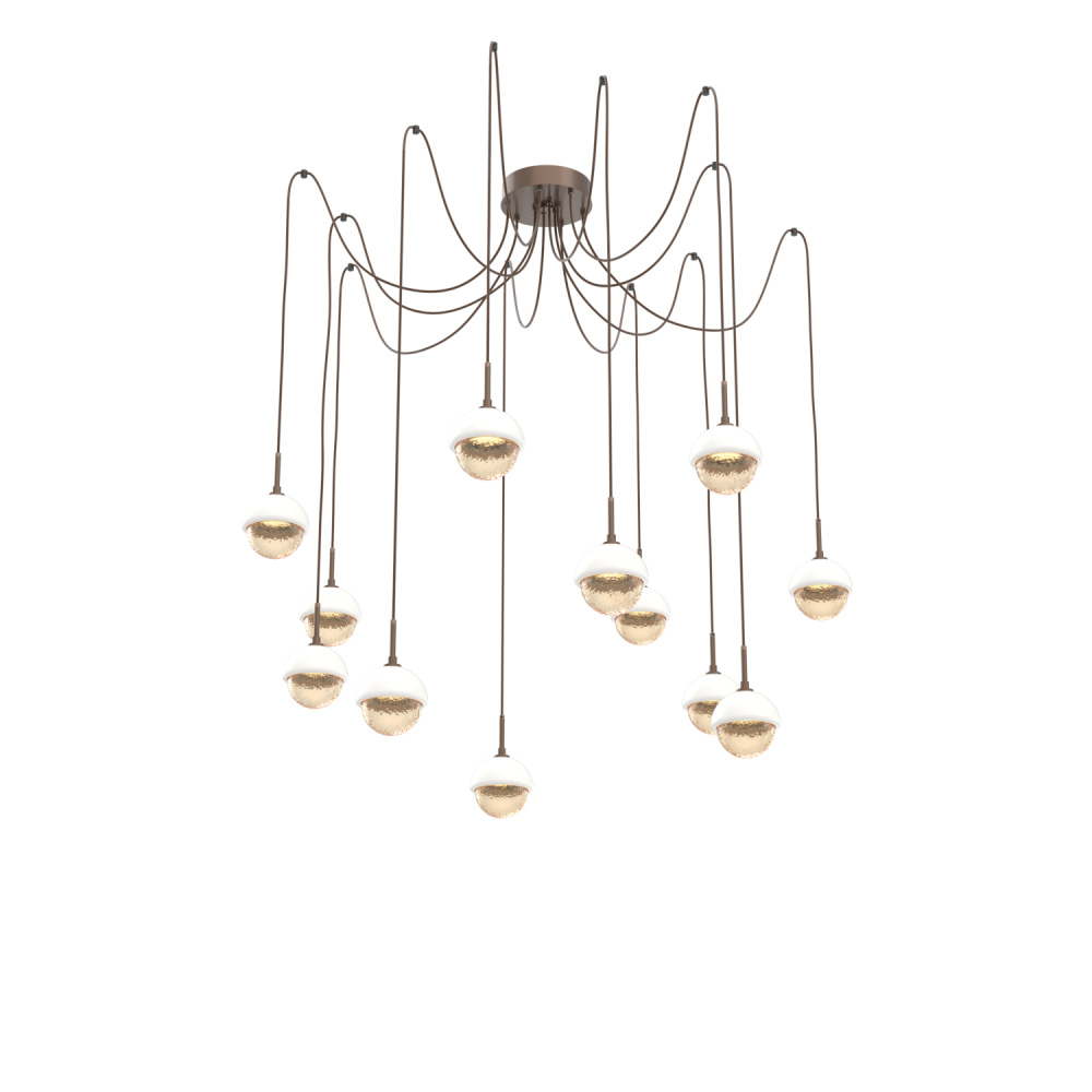 Cabochon Round 12pc Swag Multi-Pendant