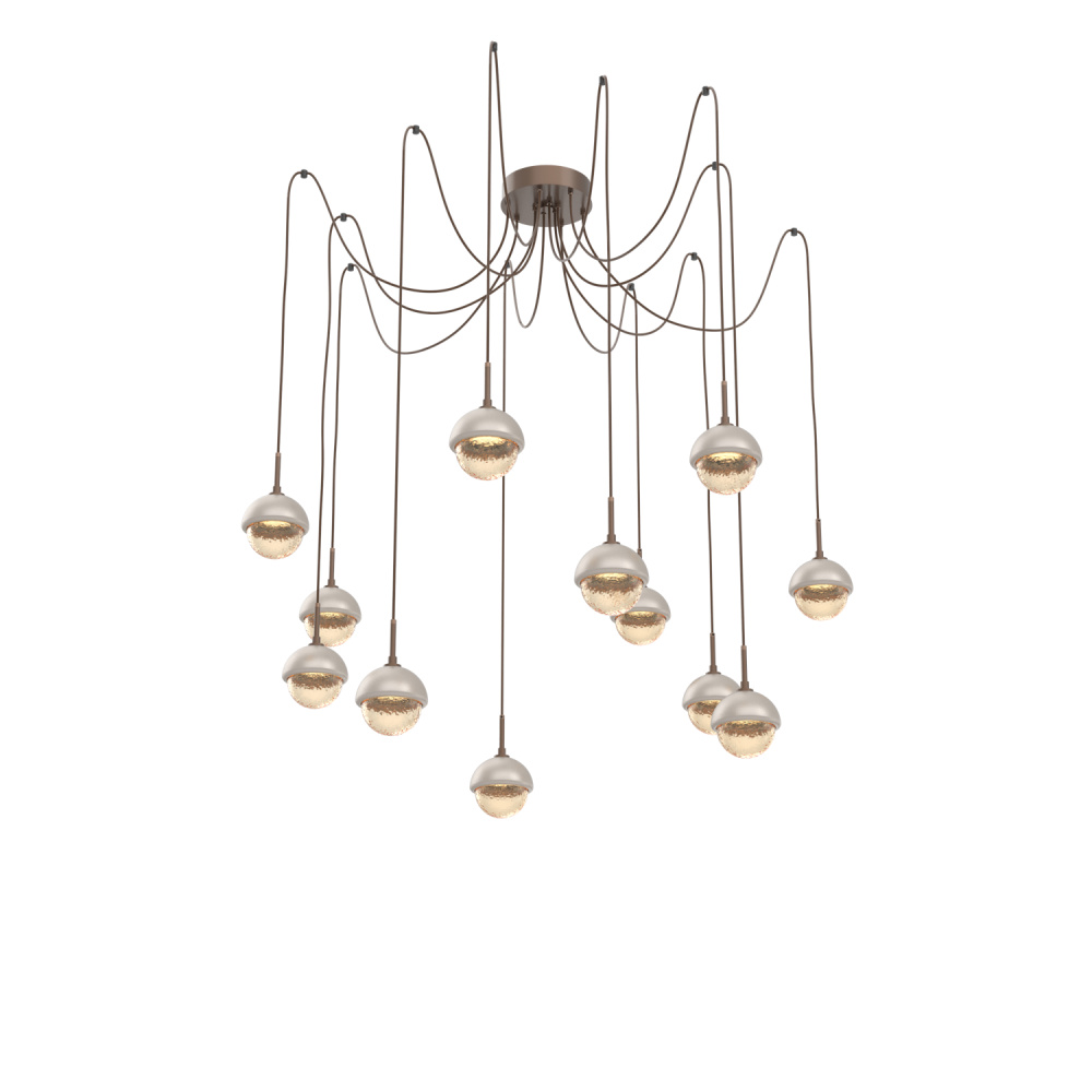 Cabochon Round 12pc Swag Multi-Pendant