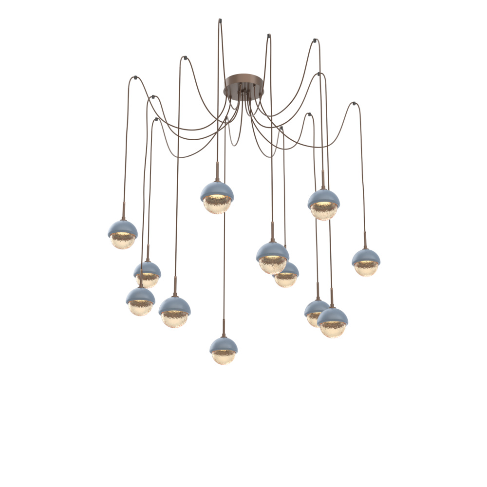 Cabochon Round 12pc Swag Multi-Pendant