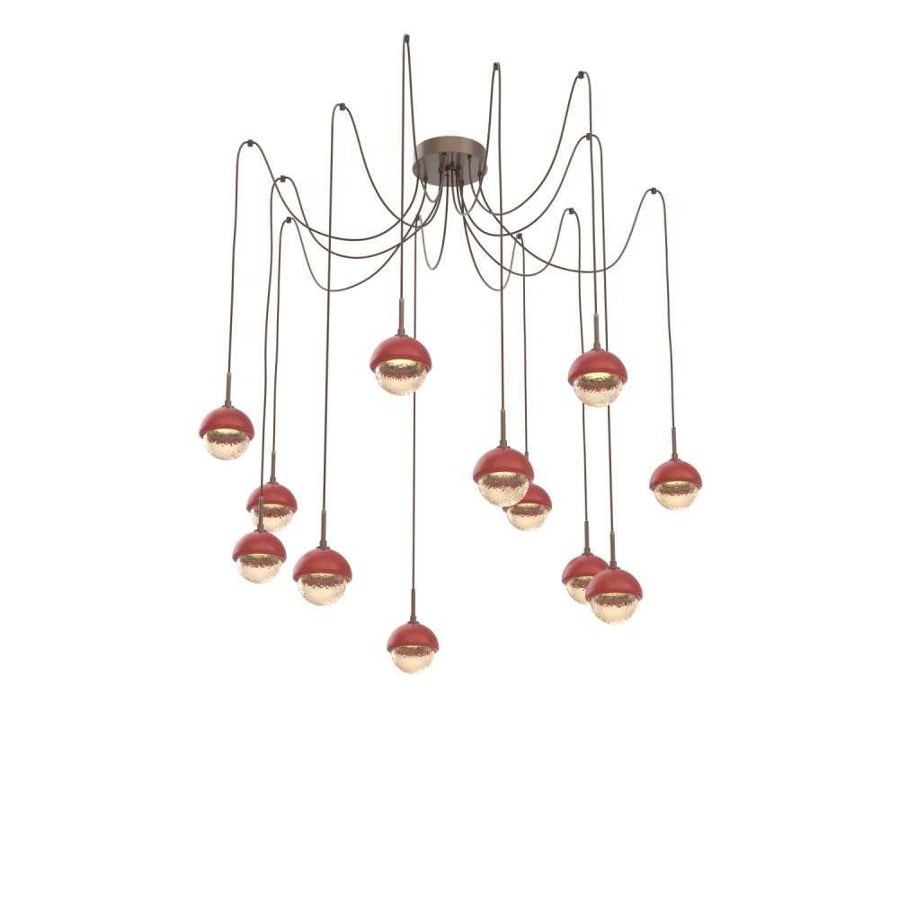 Cabochon Round 12pc Swag Multi-Pendant