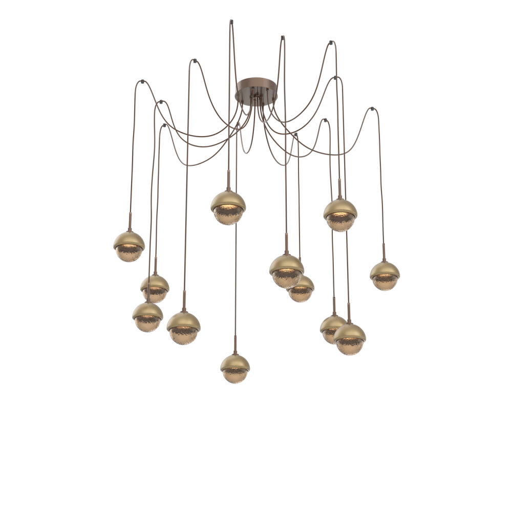 Cabochon Round 12pc Swag Multi-Pendant