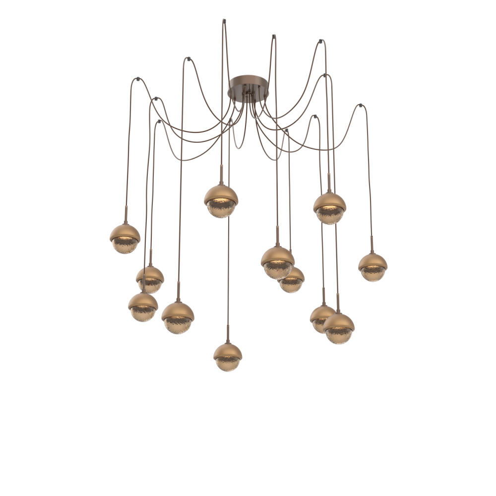 Cabochon Round 12pc Swag Multi-Pendant