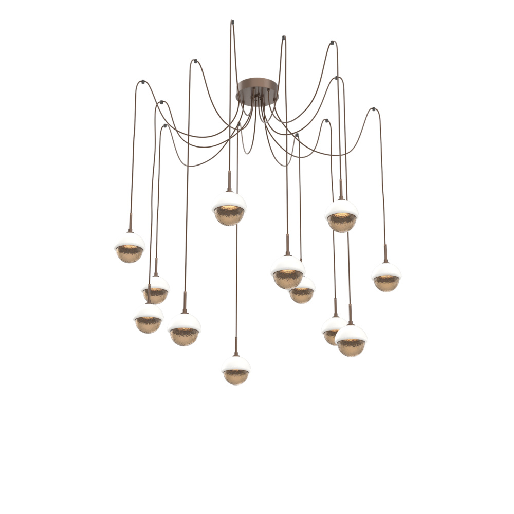 Cabochon Round 12pc Swag Multi-Pendant