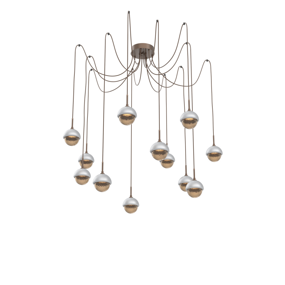 Cabochon Round 12pc Swag Multi-Pendant