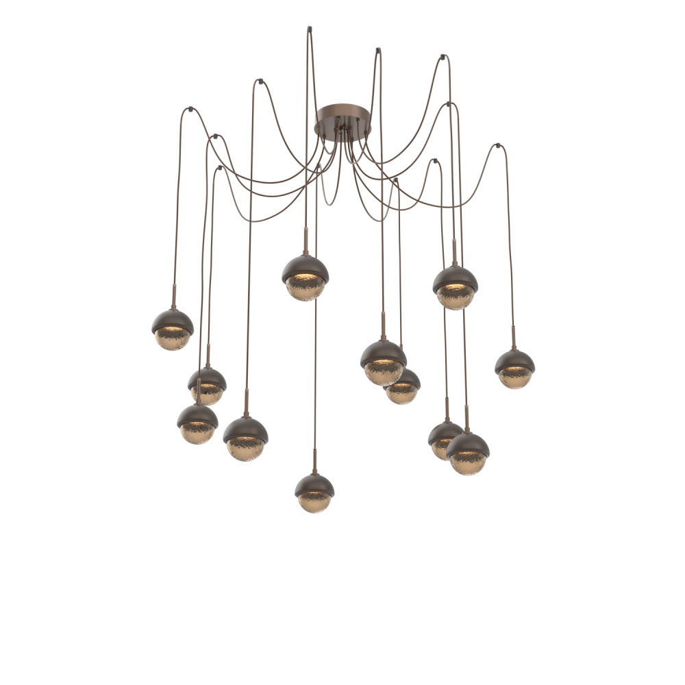 Cabochon Round 12pc Swag Multi-Pendant