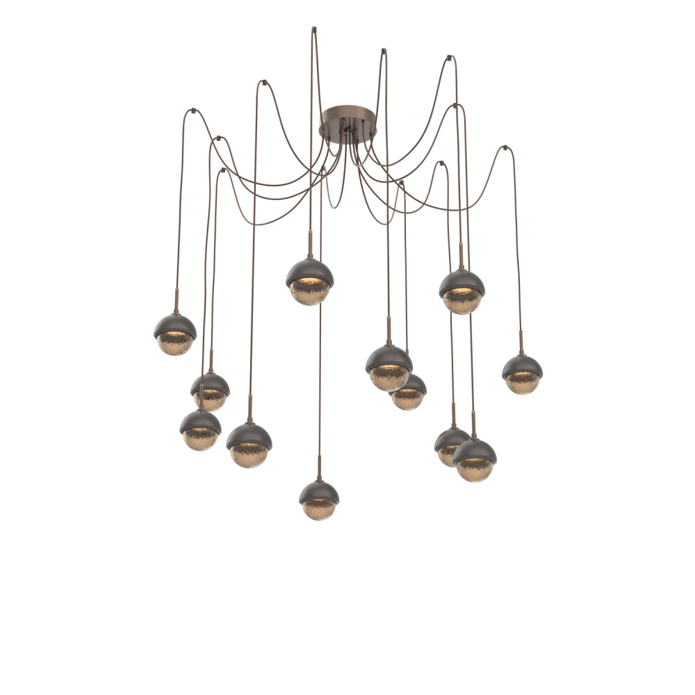 Cabochon Round 12pc Swag Multi-Pendant