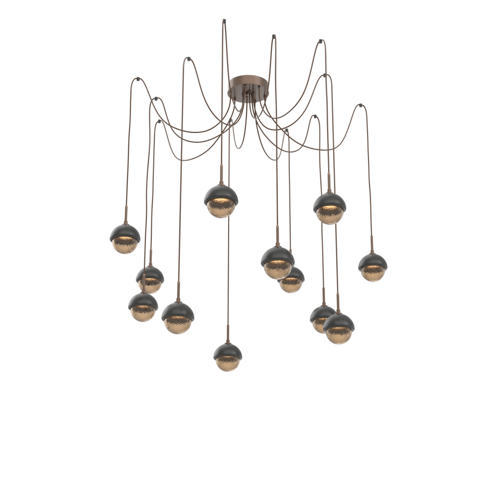 Cabochon Round 12pc Swag Multi-Pendant