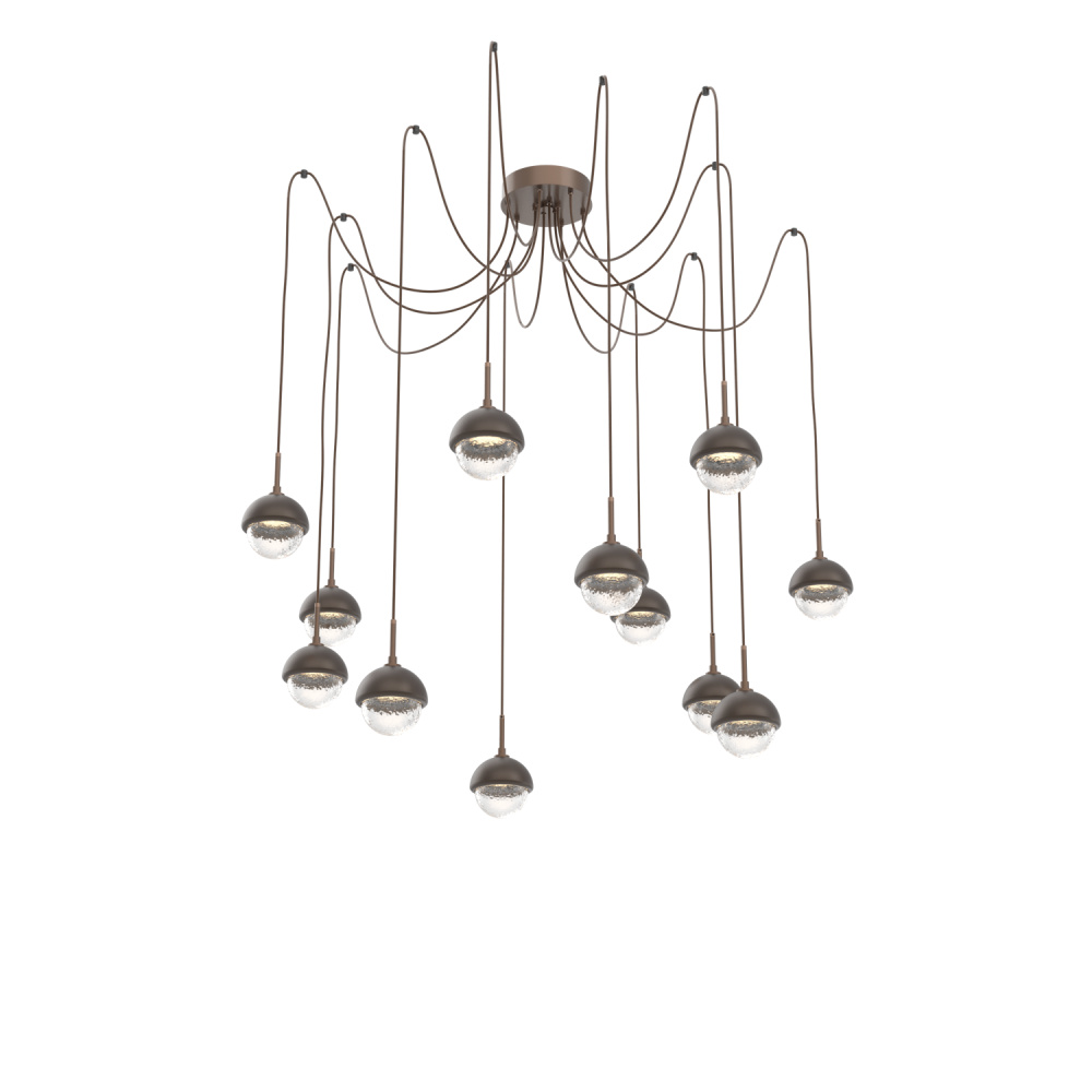 Cabochon Round 12pc Swag Multi-Pendant