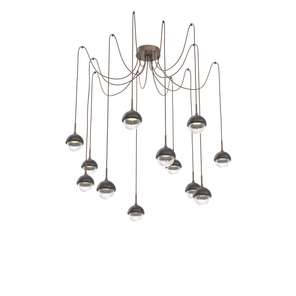 Cabochon Round 12pc Swag Multi-Pendant