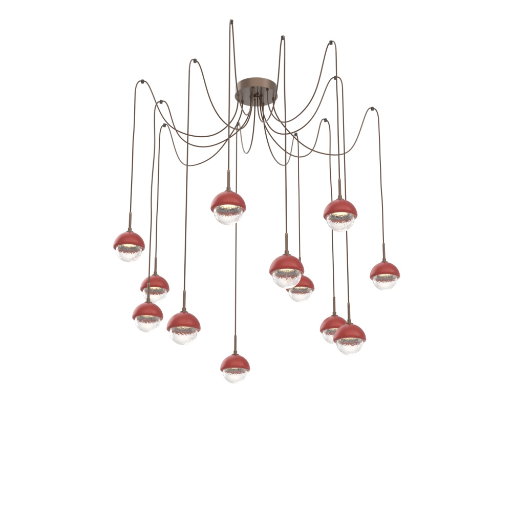 Cabochon Round 12pc Swag Multi-Pendant