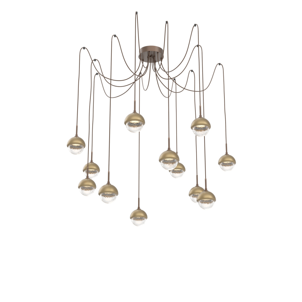 Cabochon Round 12pc Swag Multi-Pendant