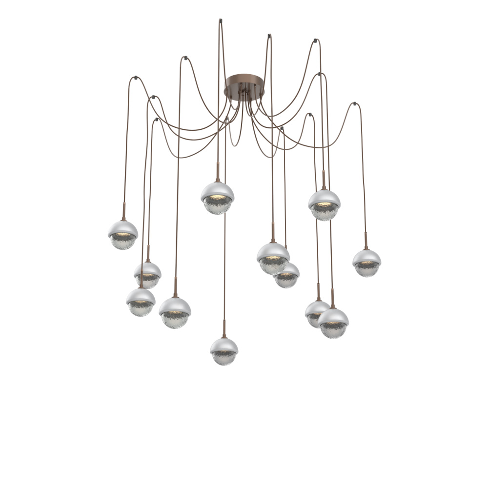 Cabochon Round 12pc Swag Multi-Pendant