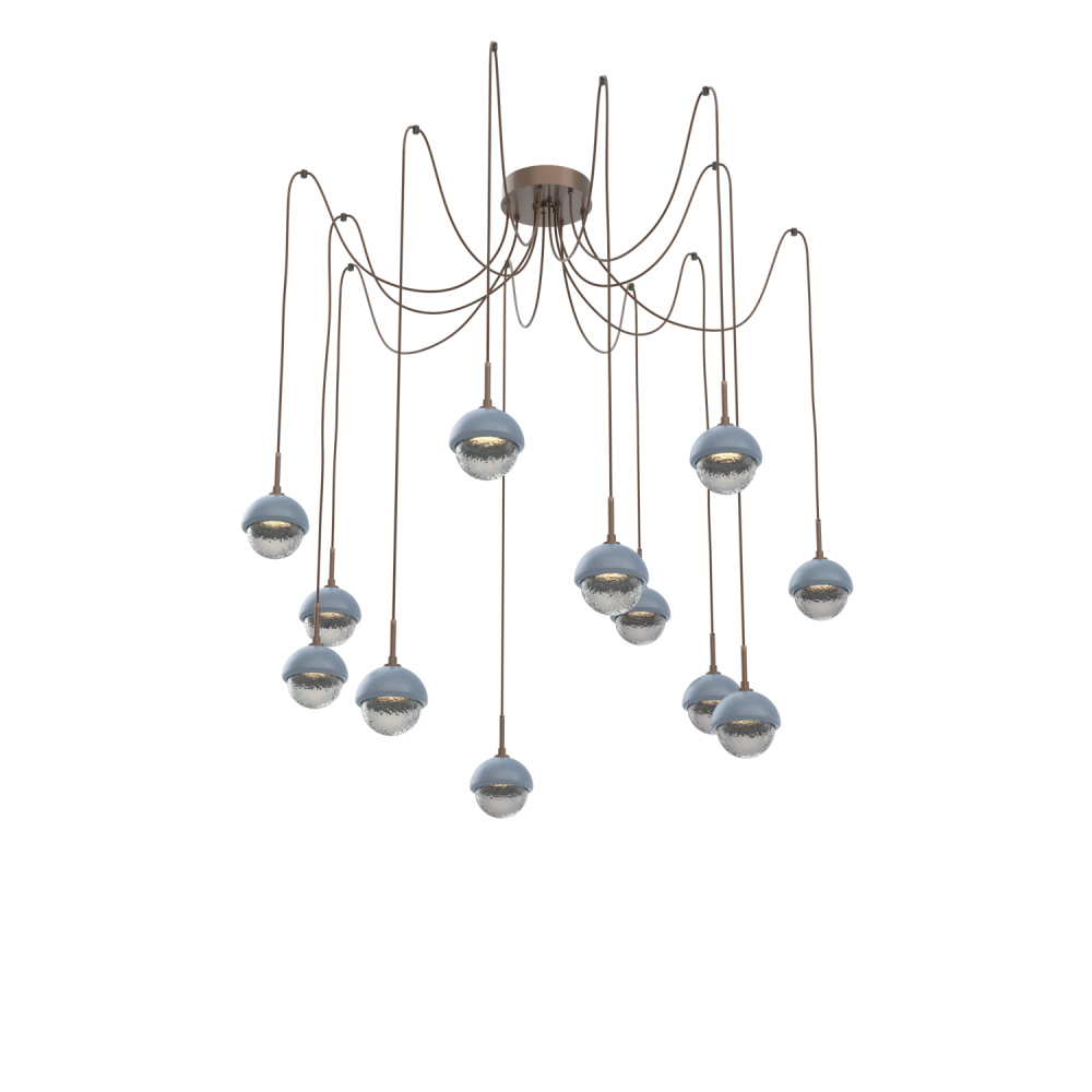 Cabochon Round 12pc Swag Multi-Pendant