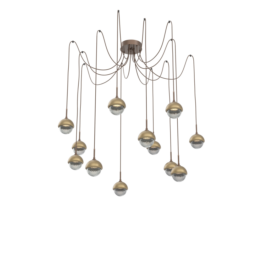 Cabochon Round 12pc Swag Multi-Pendant