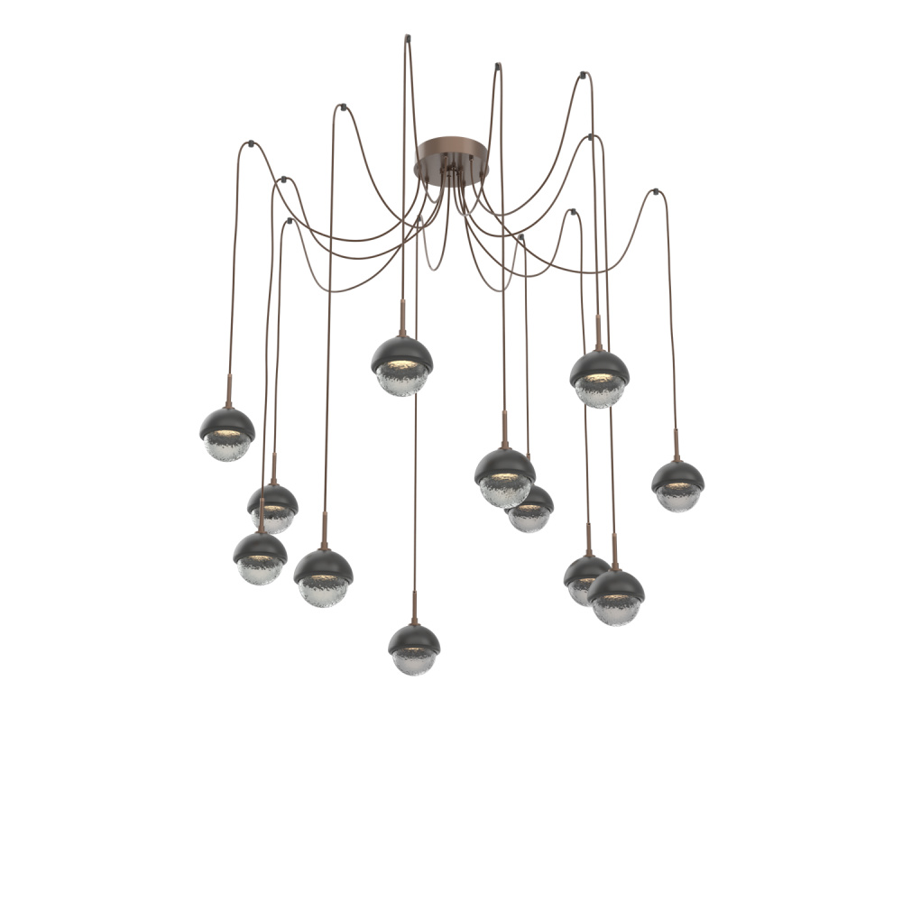 Cabochon Round 12pc Swag Multi-Pendant