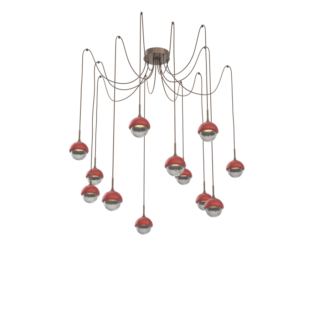 Cabochon Round 12pc Swag Multi-Pendant