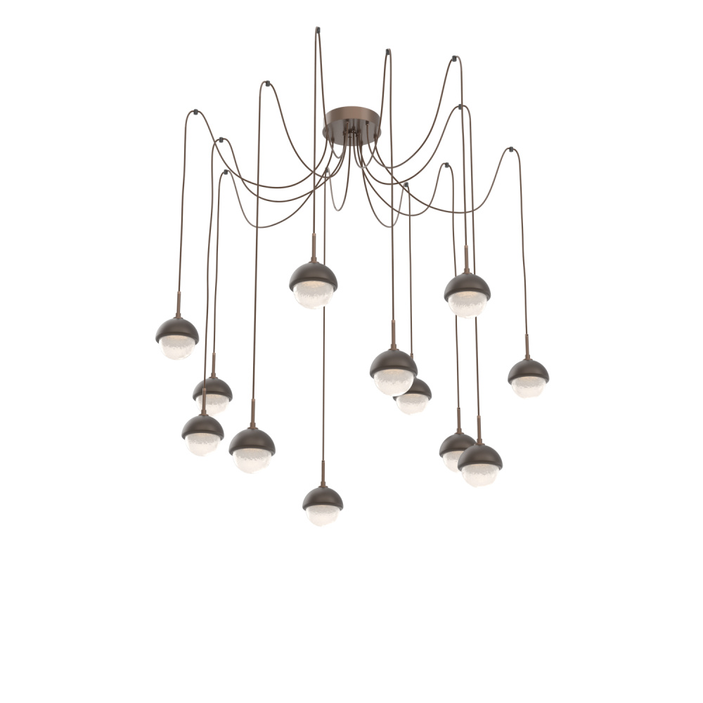 Cabochon Round 12pc Swag Multi-Pendant