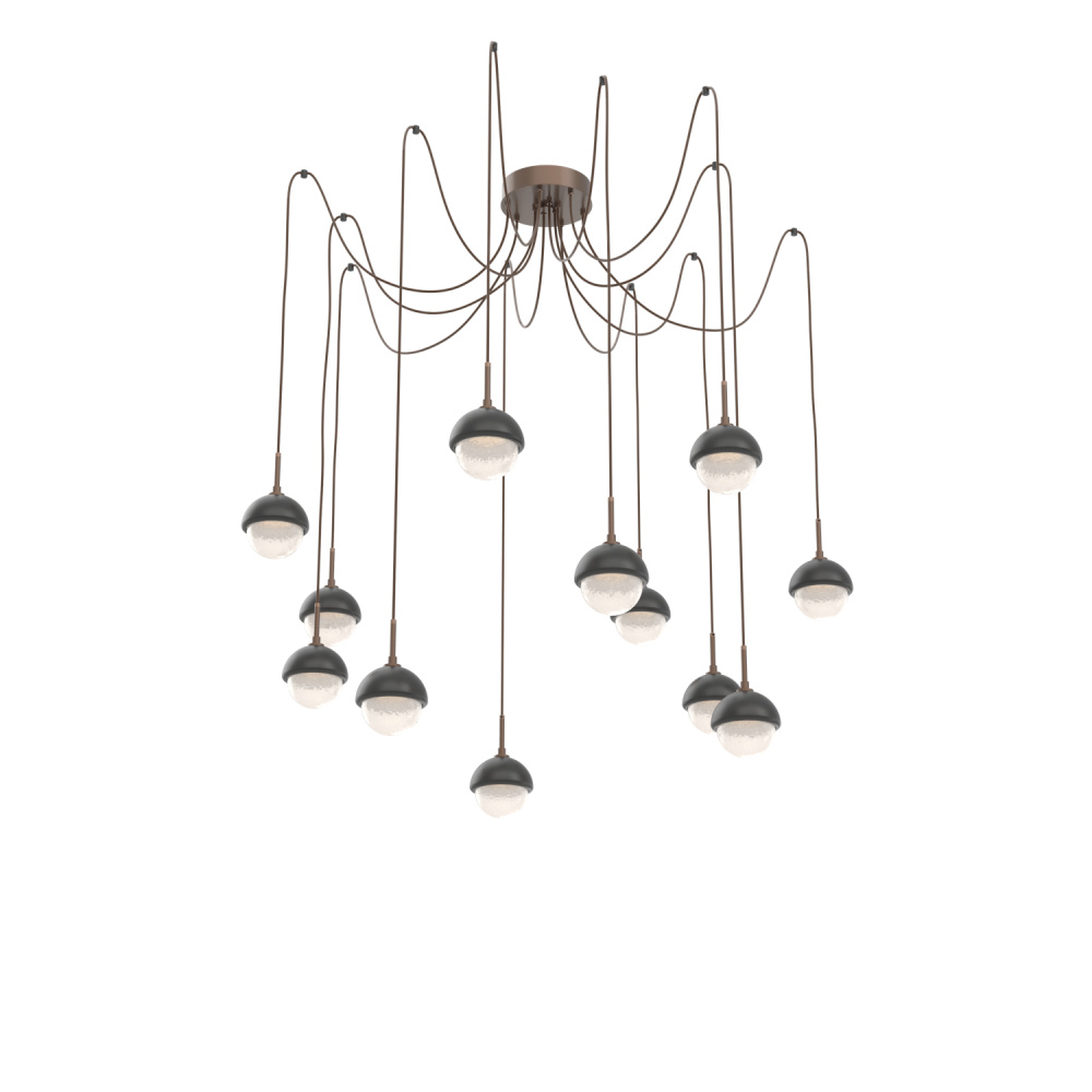 Cabochon Round 12pc Swag Multi-Pendant