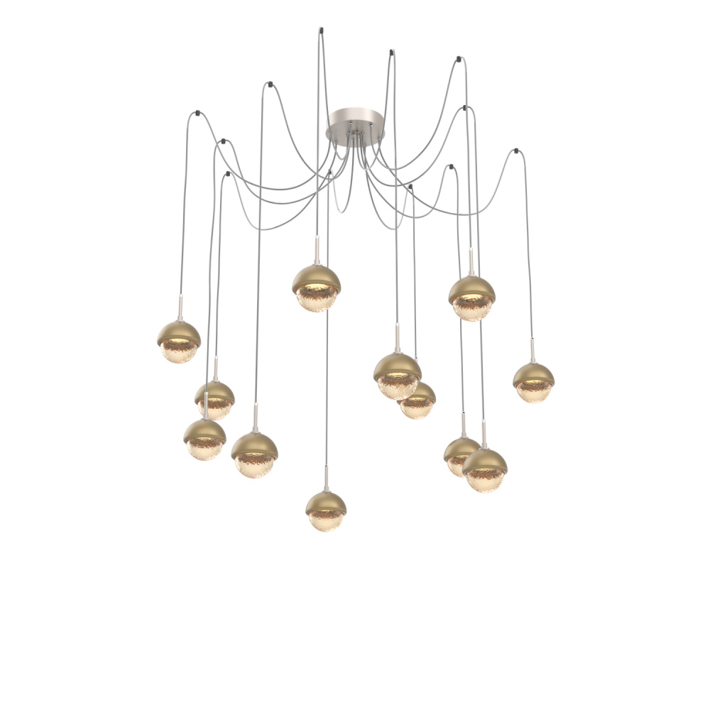 Cabochon Round 12pc Swag Multi-Pendant