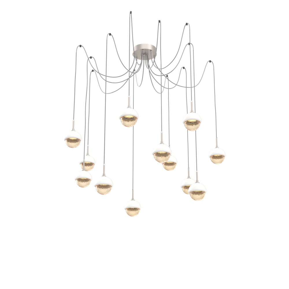 Cabochon Round 12pc Swag Multi-Pendant