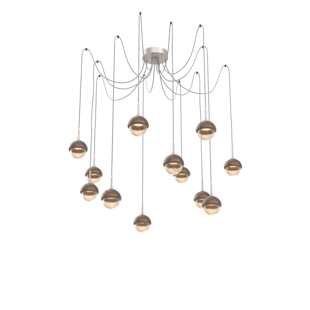 Cabochon Round 12pc Swag Multi-Pendant