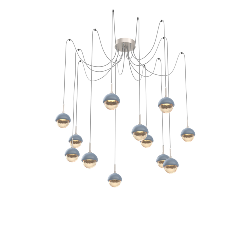 Cabochon Round 12pc Swag Multi-Pendant