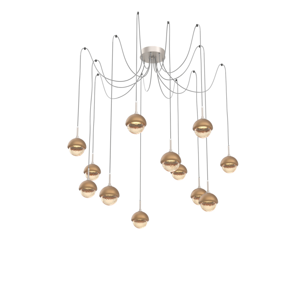 Cabochon Round 12pc Swag Multi-Pendant