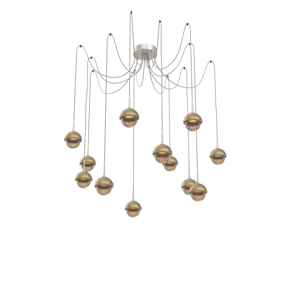 Cabochon Round 12pc Swag Multi-Pendant