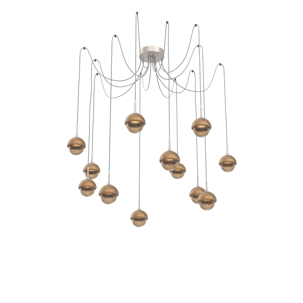 Cabochon Round 12pc Swag Multi-Pendant