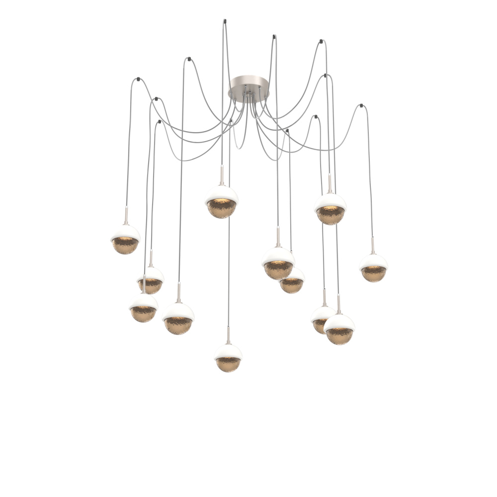 Cabochon Round 12pc Swag Multi-Pendant