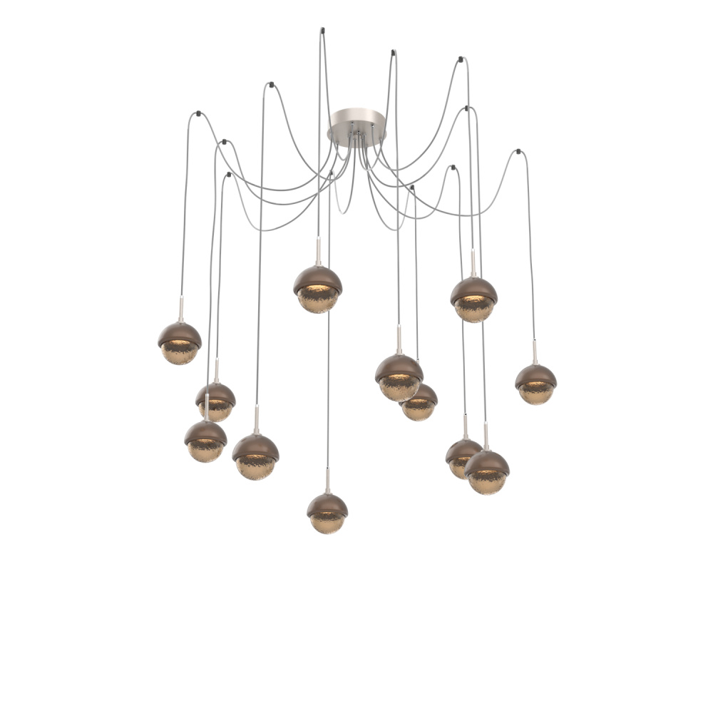 Cabochon Round 12pc Swag Multi-Pendant