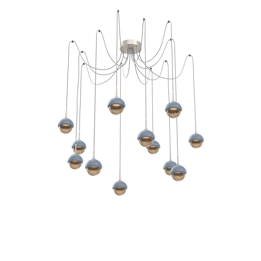 Cabochon Round 12pc Swag Multi-Pendant