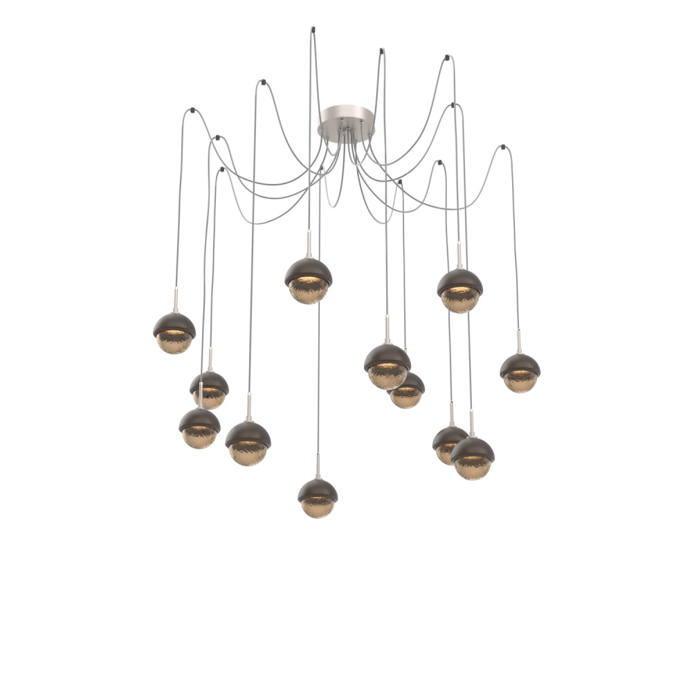 Cabochon Round 12pc Swag Multi-Pendant