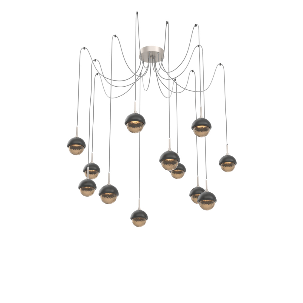 Cabochon Round 12pc Swag Multi-Pendant