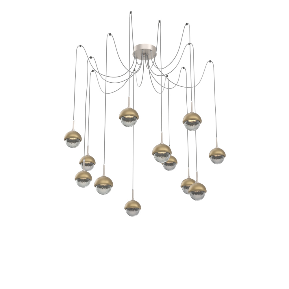 Cabochon Round 12pc Swag Multi-Pendant