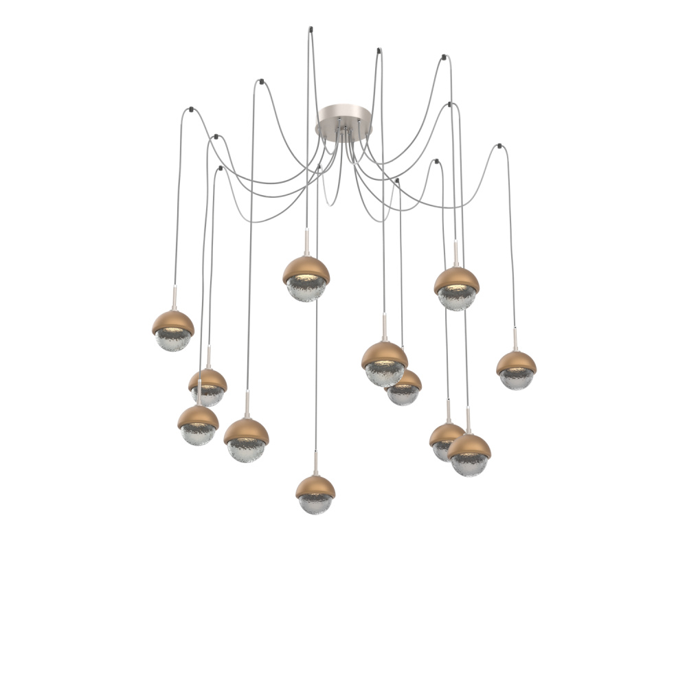 Cabochon Round 12pc Swag Multi-Pendant