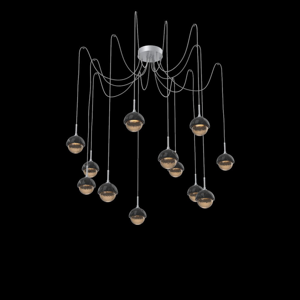 Cabochon Round 12pc Swag Multi-Pendant