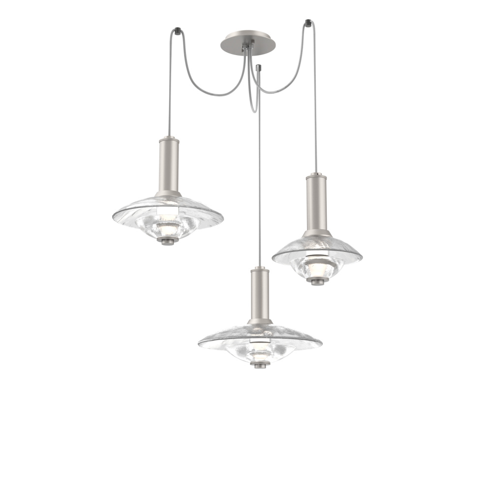 Cirrus Round 3pc Swag Multi-Pendant Chandelier