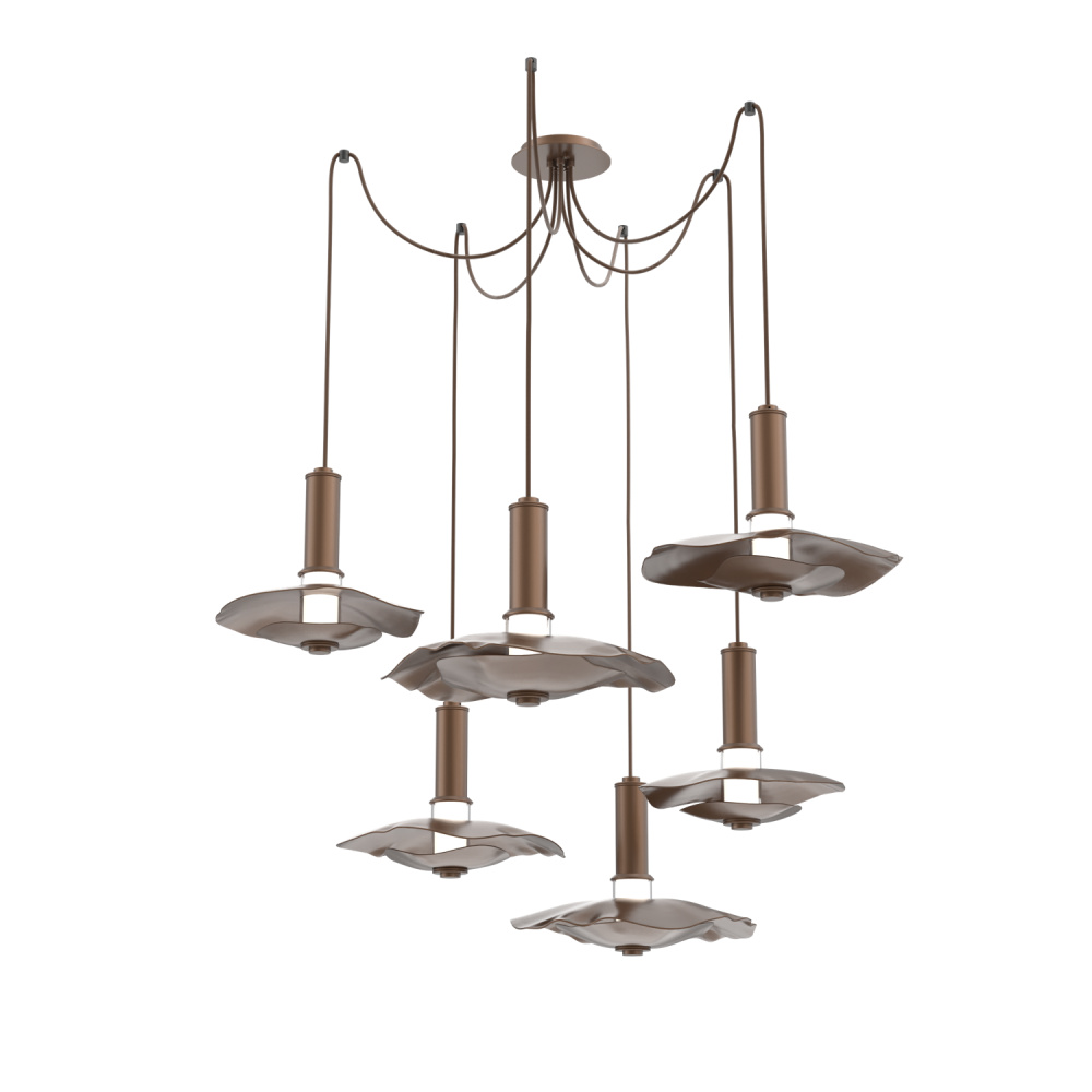 Cumulus Round 6pc Swag Multi-Pendant Chandelier