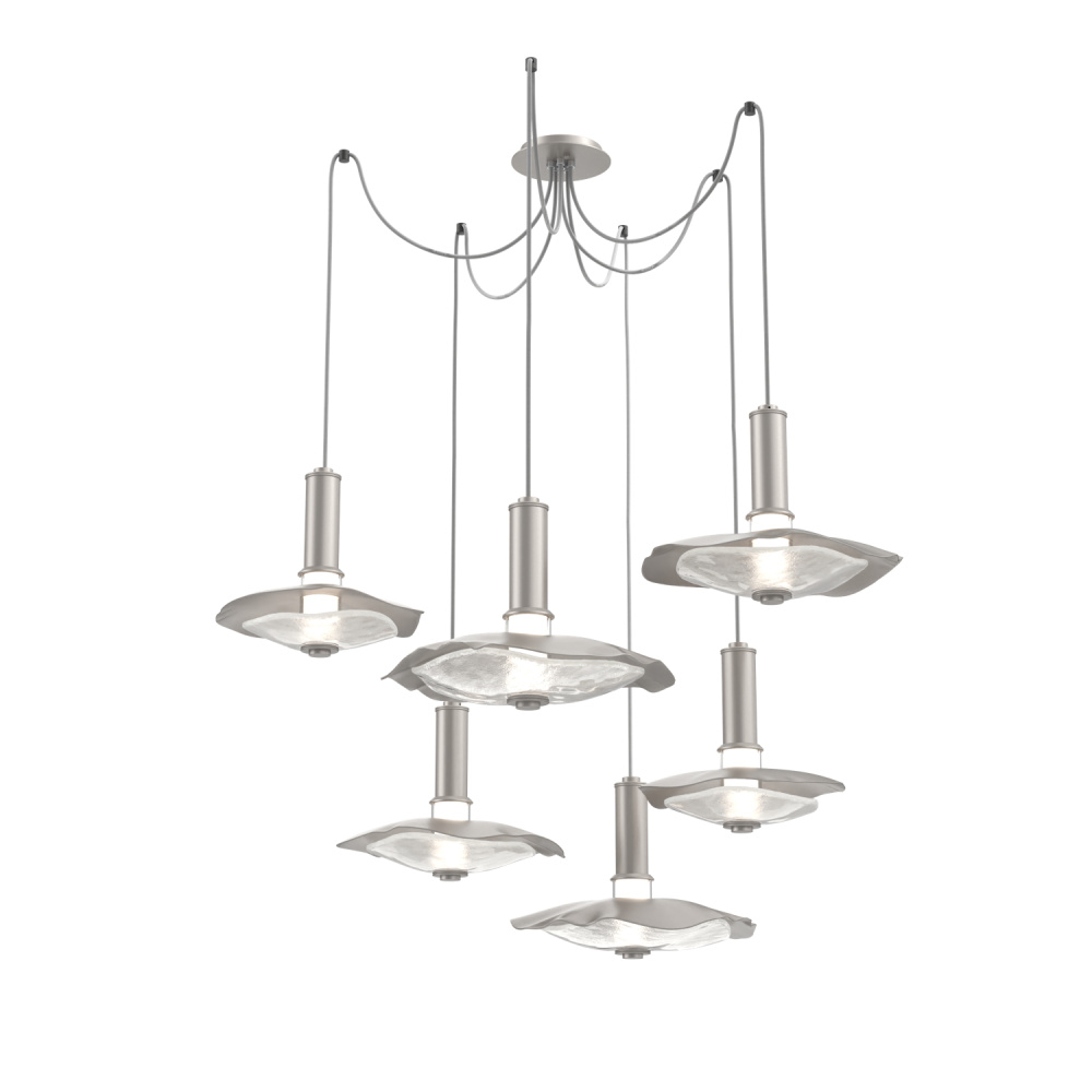 Cumulus Round 6pc Swag Multi-Pendant Chandelier