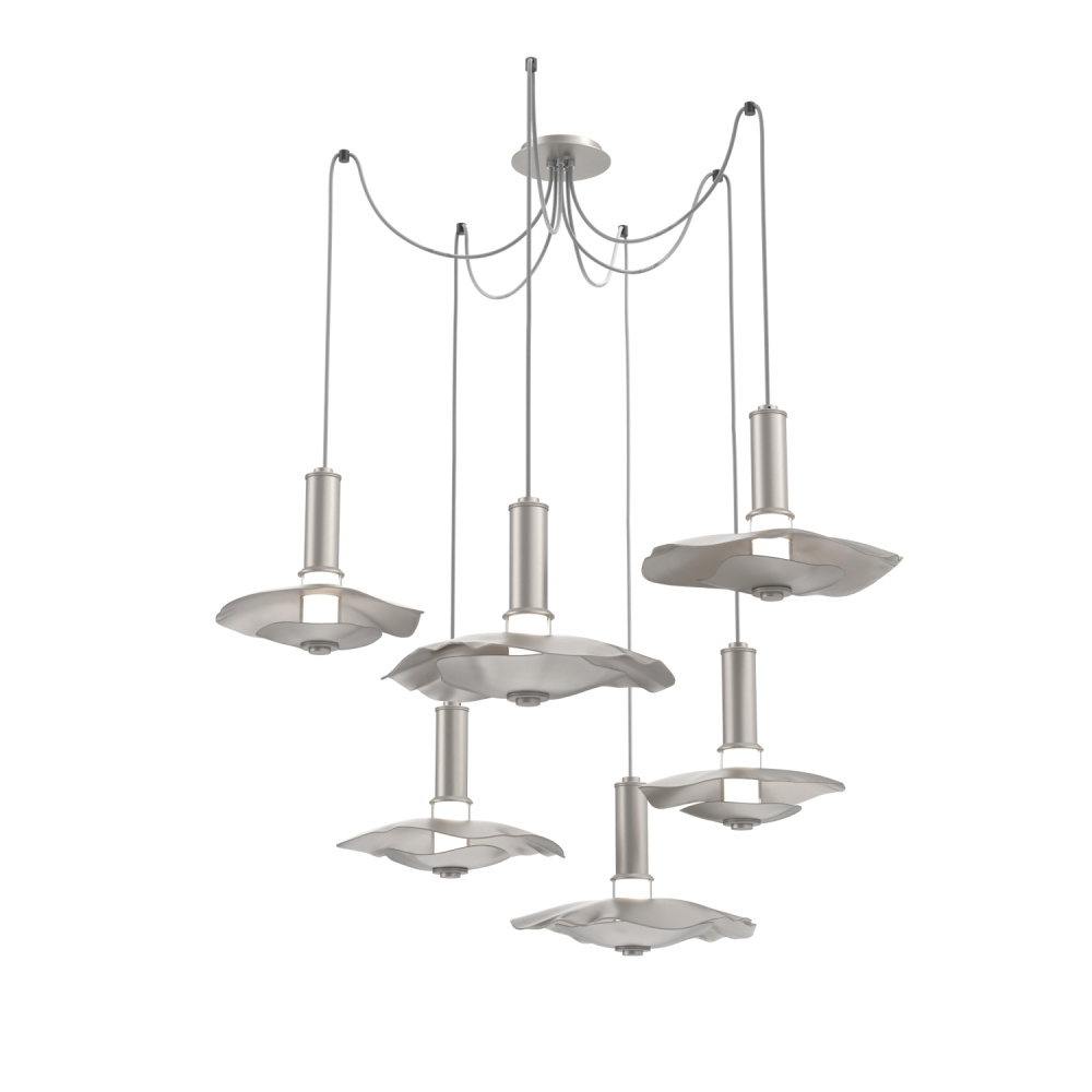 Cumulus Round 6pc Swag Multi-Pendant Chandelier
