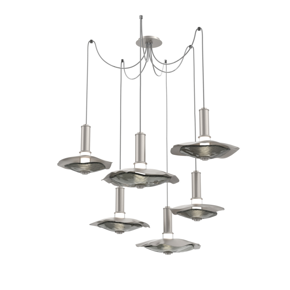 Cumulus Round 6pc Swag Multi-Pendant Chandelier