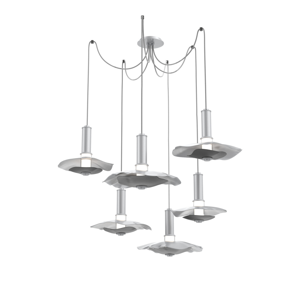 Cumulus Round 6pc Swag Multi-Pendant Chandelier