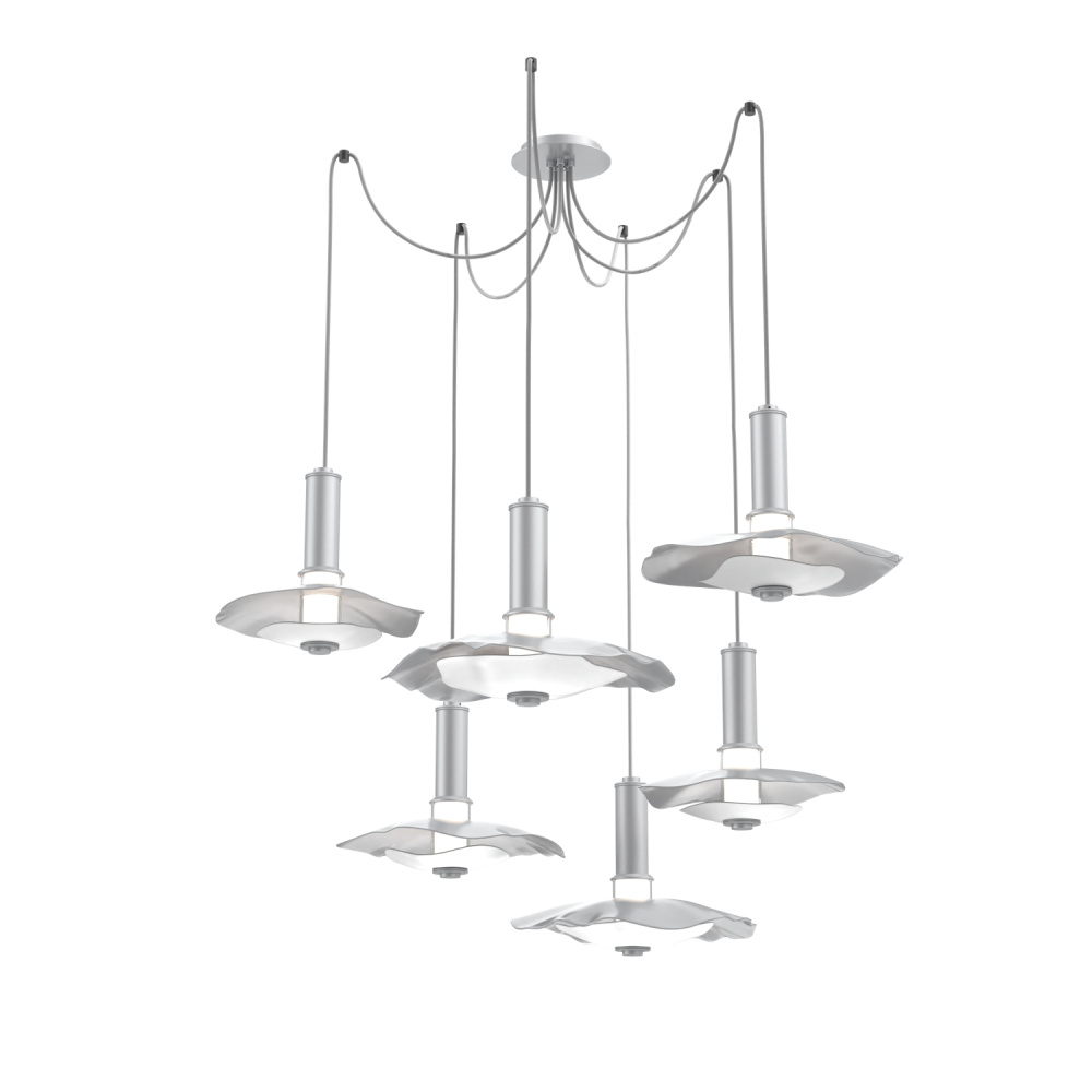 Cumulus Round 6pc Swag Multi-Pendant Chandelier
