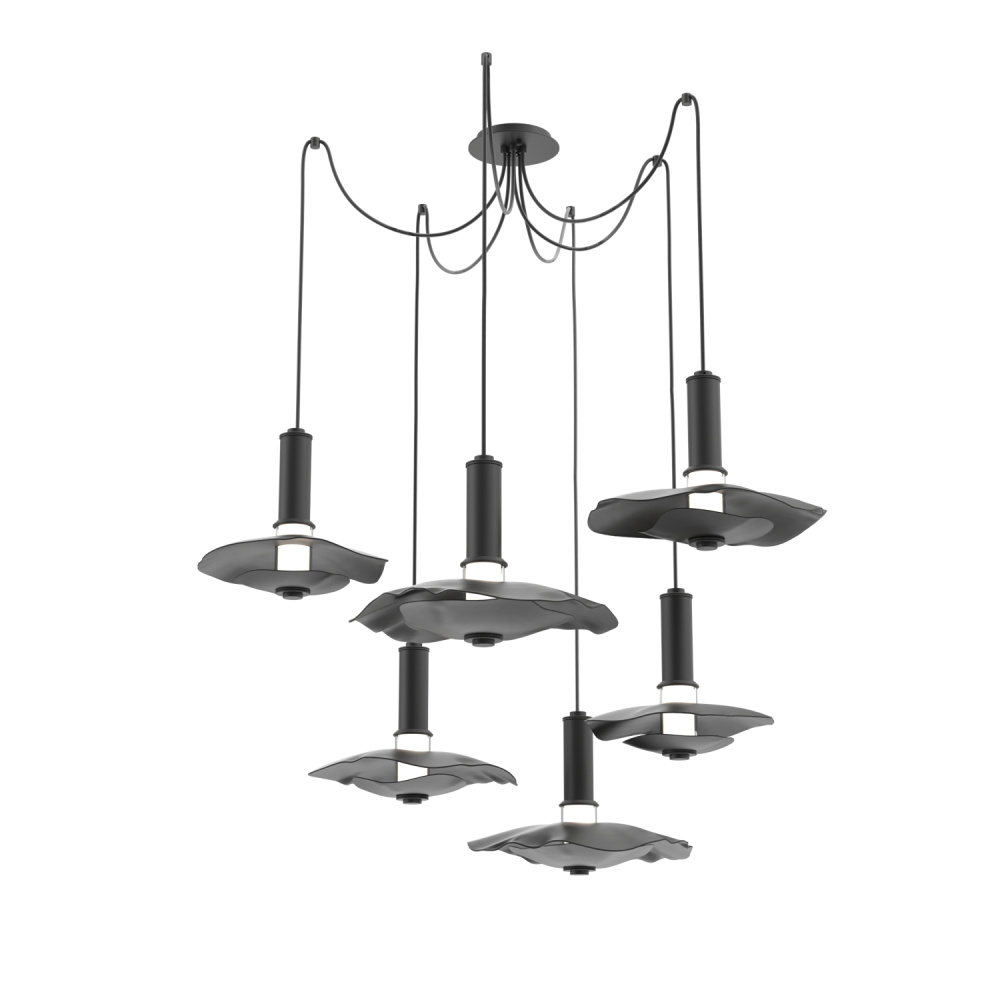 Cumulus Round 6pc Swag Multi-Pendant Chandelier