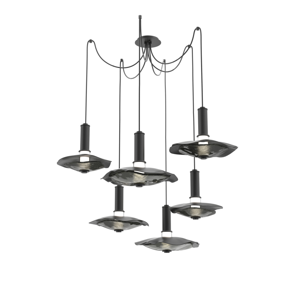 Cumulus Round 6pc Swag Multi-Pendant Chandelier