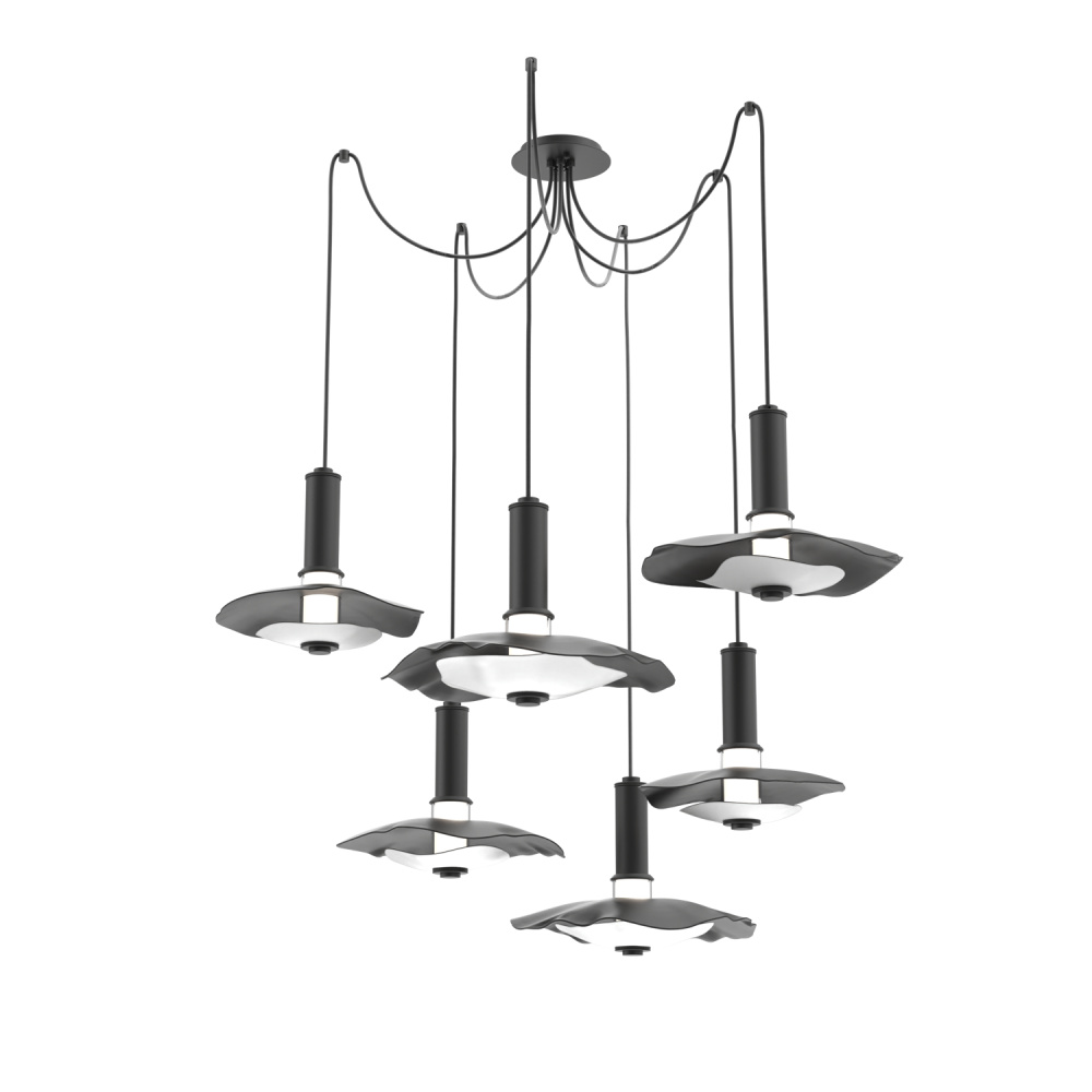 Cumulus Round 6pc Swag Multi-Pendant Chandelier