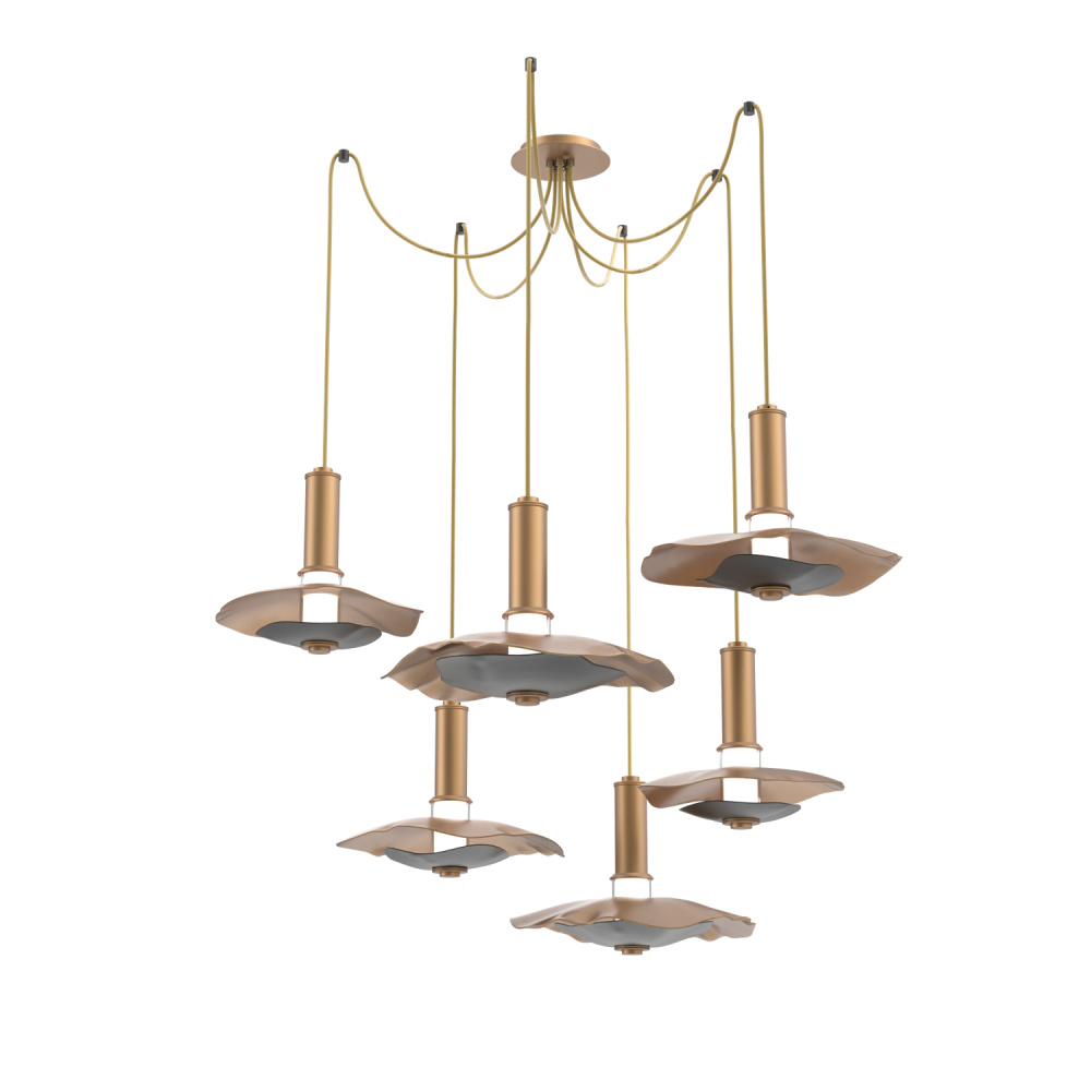 Cumulus Round 6pc Swag Multi-Pendant Chandelier